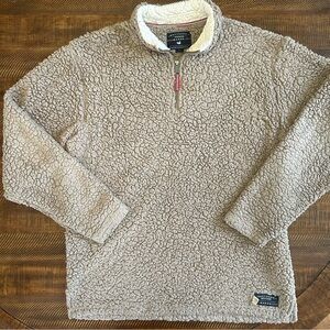 Southern Marsh Appalachian Pile Sherpa Pullover Size Large
